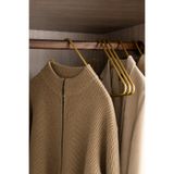 VENON 6 ADET Üçgen Gold Yeni Stil Askı Elbise Askısı Kıyafet Askısı Metal Modern Askı Pantolon Askılık