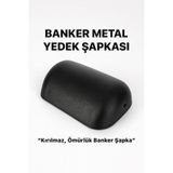VENON AYDINLATMA BANKER MASA LAMBASI ŞAPKASI METAL SİYAH ( 1 ADET SADECE ŞAPKADIR )