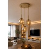 VENON FERİS 3.LÜ SARKIT ESKİTME || 30 CM TEPSİ AVİZE || BAL GLOP CAMLI AVİZE || Sarkıt Avize Modelleri Camlı Avize Aydınlatma Salon Avizesi Lamba Modelleri || TAVAN MONTAJLI AVİZE || Oturma Odası Ev Dekor