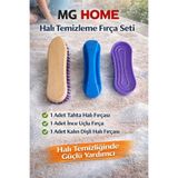 VENON HALI FIRÇASI SETİ 🧼 Tahta Halı Fırçası 🧼 İnce Uçlu Halı Fırçası 🧼 Kalın Uçlu Halı Fırçası