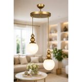 VENON Kardan Adam 2 Li Sarkıt Avize || ESKİTME GÖVDE || BEYAZ GLOP CAMLI|| Salon Avizesi Mutfak Camlı Avize || Yuvarlak Tepsili Avize Metal Avize Modelleri Tavan Aydınlatma Modern Oturma Odası Yatak Odası