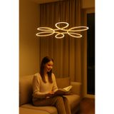 VENON Ledli Avize Ledli Salon Avizesi AYDINLATMA PAPATYA LEDİ 3 RENK YANAR ESKİTME LED AVİZE