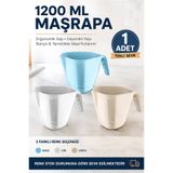 VENON Maşrapa 1200ml Tuvalet Maşrapası KALİTELİ ÜRÜN || Maşrapa Su Kovası Su Dökme Su Doldurma Banyo Mutfak Çok Amaçlı Su Maşrapası Ergonomik Saplı Dayanıklı Plastik Banyo Temizlik Kovası
