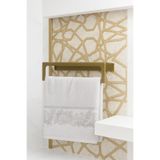 VENON MAT GOLD Metal Raf Havlu Tutacağı Havlu Askısı Mutfak Banyo Raflı Havluluk Raflı Havluluk 30cm