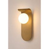 VENON MİNİMALİST APLİK ESKİTME Metal Aplik || BEYAZ GLOP CAMLI || Camlı Duvar Lambası Yatak Odası-Yatak Başı-Banyo Duvar Aplik Modern Aplik Cam Aplik Dekoratif Aplik E-27 Duylu Salon Aplik Modelleri