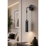 VENON NOİR APLİK FULL SİYAH || Duvar Aydınlatma | GÜNIŞIĞI LED AMPUL DAHİLDİR || Spot Aplik Modelleri Spot Aydınlatma Duvar Lambası Ayna Yanı Salon Aplik Modelleri Yatak Başı Aydınlatma Tablo Işıklandırma