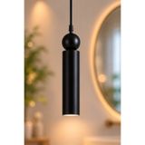 VENON Noir Tekli Sarkıt Siyah Toplu⭐Metal Tavan Sarkıt Modern Avize GÜNIŞIĞI LED AMPUL DAHİLDİR || Spot Tekli Avize Modelleri Tekli Sarkıt Avize Lamba GU10 AVİZE SPOT AYDINLATMA METAL AVİZE