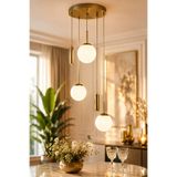 VENON RANA Yuvarlak 5.li Eskitme ✨ 2 Spot Led ✨ 3 BEYAZ Glop Camlı ✨Modern Sarkıt Avize Modelleri Tepsili Avize || METAL || Spot Aydınlatma Spot Avize Modern Salon Avizesi || TAVAN MONTAJLI || Lamba Avize