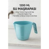 VENON Renk Stok Durumuna Göre Sevk Maşrapa TİTİZ 💧1200ml Tuvalet Maşrapası KALİTELİ ÜRÜN 203x126x137 mm Çok Amaçlı Su Maşrapası Ergonomik Saplı Dayanıklı Plastik Banyo Temizlik Kovası