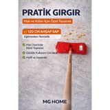 VENON Set Takım Büyük Boy Gırgır ❤️ Ahşap Saplı ❤️ Halı Kilim Yolluk Temizlemenin En Pratik Yolu ❤️