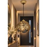 VENON SİNEM TEKLİ SİYAH SARI PATİNE || Ayarlanabilir Kablolu || METAL || Avize Salon Oturma Odası & Yatak Odası Antre Tekli Sarkıt Avize Modelleri Tavan Lambası Antre Hol Mutfak Avizesi Modern Tekli Avize