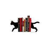 VENON SİYAH || ASİL KEDİ || Metal Kitap Desteği Kitap Tutucu Ev Ve Ofis Dekoratif Aksesuar Dekoratif Kitap Desteği Masaüstü Kitaplık Düzenleyici Raf Kitap Dayanağı Ofis Ev Çalışma Masası Kitap Stoperi