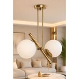 VENON VENA 2.Lİ ESKİTME GÖVDE ✨ BEYAZ GLOP CAMLI ✨ Modern Avize Oturma Odası Antre || TEK ÜRÜN 3 GÖRÜNÜM || Camlı Avize Avize Modelleri Lamba Salon Avizesi E-27 Duylu ✨ 1 Avize 3 Farklı Kullanım✨