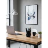 Venora Concept Siyah Üçgen Desenli Kalemlik | 3D Baskı