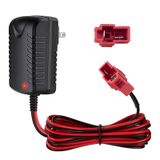 venshun Oyuncaklara Binmek için 12V Pil Şarj Cihazı ATV Mercedes Benz Kamyon Araba Güç Tekerlekleri Şarj Cihazı 12V Elektrikli Araba Sürme Oyuncak Pil Güç Adaptörü Kırmızı Kare Tak Oyuncaklar için 12 Volt Pil