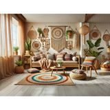 Venspor Bohem Tarzı Salon Dekorasyon Temalı Stüdyo Fonu, 200X150CM Arka Plan