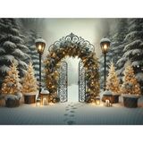 Venspor Büyüleyici Kış Arka Planı Stüdyo Fonu 200X150CM