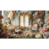 Venspor Düşler Bahçesi Arkaplan - 200X150CM Fon, Duvar Örtüsü - 200 x 150