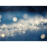 Venspor Makro Kar Tanesi ve Işıltılı Kış Atmosferi Arka Planı | 200X150CM Stüdyo Fonu