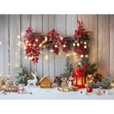 Venspor Noel Dekoru ile Sıcak ve Işıltılı Stüdyo Fonu - 200X150CM Arka Plan
