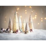 Venspor Pastel Renkli Minimal Çam Ağaçları ve Noel Süsleri Temalı 200 x 150 cm Stüdyo Fonu Arka Plan