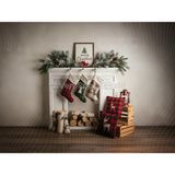 Venspor Rustik Noel Dekoru ile Sıcak Kış Stüdyo Fonu 200 x 150 cm Arka Plan