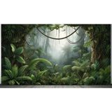 Venspor Yeşillik ve Tropikal Orman Temalı Dekoratif Duvar Örtüsü, 200X150CM, Fon, Arkaplan - 200 x 150