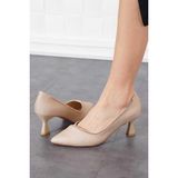 Ventes Ventes Şerit Taşlı Kadın 7 Cm Stiletto Saten Kumaş Ayakkabı