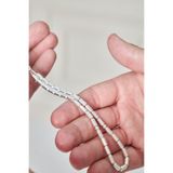 Ventino Silver 925 Ayar Gümüş İşlemeli Kapsül Kesim Orta Boy Tespih VET-0098 - Ventino