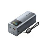 Vention Powerhive Serisi 20000MAH 100W Powerbank Tft Ekranlı 3 Çıkışlı (2xusb-C + 1xusb-A) Hızlı Şarj ve Askılı Kablo Tasarımlı Gri