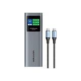 Vention Powerhive Serisi 27000MAH 140W Powerbank LED Ekranlı 3 Çıkışlı (2xusb-C + 1xusb-A) Hızlı Şarjlı Gri
