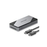 Vention Usb 4,0 Thunderbolt Uyumlu M.2 Nvme Ssd Kutusu 40 Gbps Type-C Aktif Fanlı Harici Disk Kutusu Gri (Kpz)
