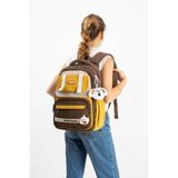 Ventis Unisex Okul Çantası Lise Ortaokul Sırt Çantası 43*30 Cm Su Geçirmez Kumaş Çok Cepli Vnt5-F