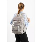 Ventis Unisex Okul Çantası Ortaokul Lise Sırt Çantası 43*30 Cm Su Geçirmez Kumaş Çok Cepli Vnt5-D