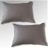 Ventisette 2 Adet Kapaklı Yastık Kılıfı 50 x 70 cm - 50X70 - Antrasit