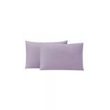 Ventisette 2 Adet Lila Pamuklu Fermuarlı 50X70 Cm Yastık Kılıfı