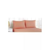 Ventisette 2 Adet Somon Rengi Pamuklu Fermuarlı 50X70 Cm Yastık Kılıfı