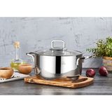 Vento 28 cm Derin Çelik Tencere - Inox