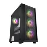 Vento Cmt218 Tempered Glass Usb 3.0 Tempered Glass Mesh Rainbow Atx Mid Tower Kasa + Fsp 650W 80Plus