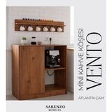 Vento Mini Kahve Köşesi Çok Amaçlı Mutfak Dolabı (Atlantik Çam)