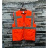 Vento Mühendis Tipi Reflektörlü Ikaz Yeleği (Turuncu) - 2XL