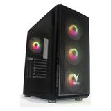 Vento Neptune Vg07f Argb Tempered Glass Adreslenebilir Rgb 4Ad120mm Mid-Tower Pencereli Kasa