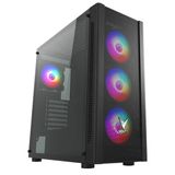 Vento Vg20al Tempered Glass Usb 3.0 Mesh Rgb Atx Mid Tower Kasa + Fsp 750W 80Plus Psu