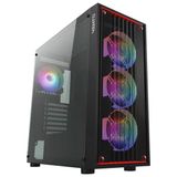 Vento Vg22al 850W Tempered Glass Usb 3.0 Mesh Argb E-Atx Tower Kasa + Fsp Hd2-850W Gen5 Psu