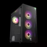 VENTO VG3400S, 750W, 80 Plus, Siyah, Temperli Cam, RGB, ATX, Tower, GAMING KASA