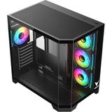 Vento VG4204FA 4x Argb Fan Oyuncu Gaming Akvaryum Kasa 1000W 80+ Gold - Siyah - 1600 W