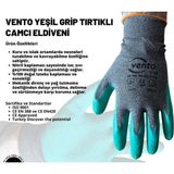 Vento Yeşil Grip Eldiven V55 Camcı Eldiveni - 10