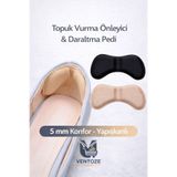 Ventoze Ayakkabı Topuk Vurma Önleyici Pad 5mm | Yumuşak Sünger Ayakkabı Daraltma ve Konfor Destek Pedi 1 ADET