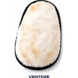 Ventoze Mikrofiber Araç Yıkama Pedi | Peluş Oto Temizlik Eldiveni - Krem