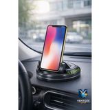 Ventoze Numaratörlü Park Yardımcı ve Yapışkanlı Kokpit Tutucu | 360° Dönebilen 2'si 1 Arada Araç Telefon Tutucu ve Numaratör - SİYAH - 01-Siyah